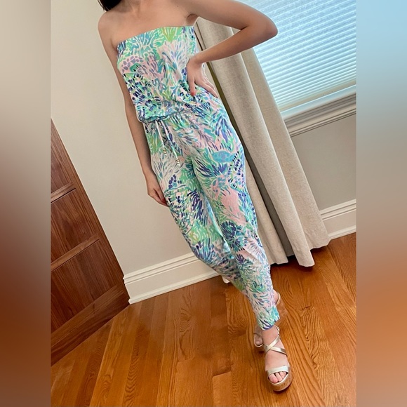 Lilly Pulitzer KEELY jumpsuit in XXS. NWT - Picture 8 of 11